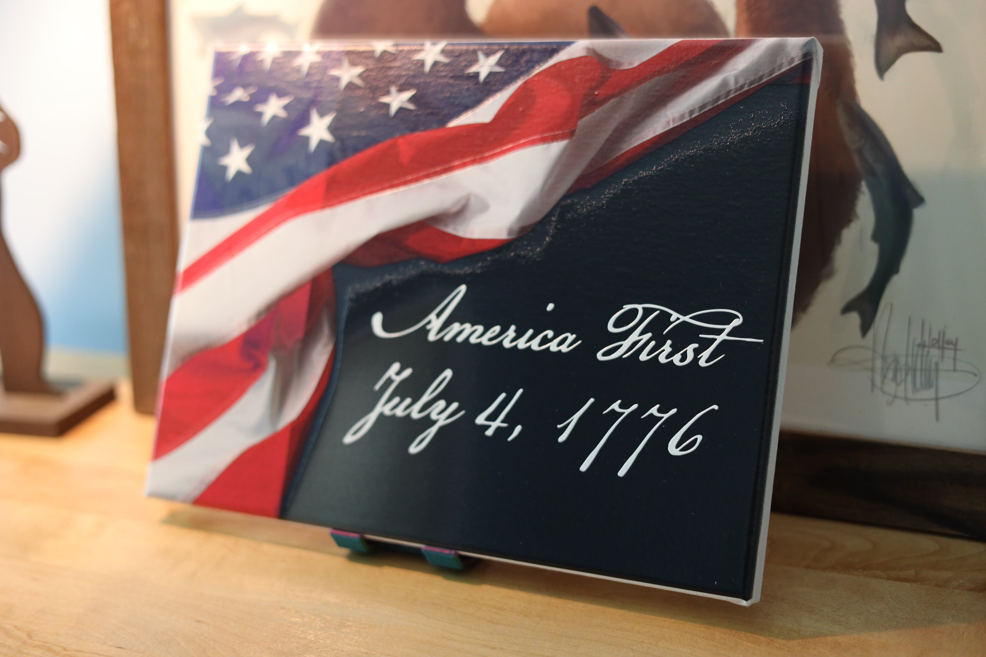 America First 250th Canvas Picture