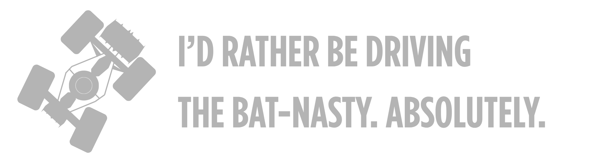 Bat-Nasty Bumper Decals